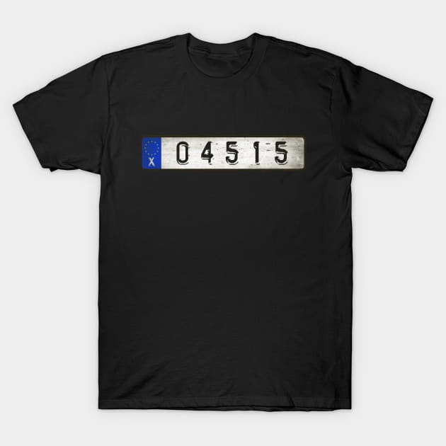 OASIS Car license plates T-Shirt by Girladies Artshop